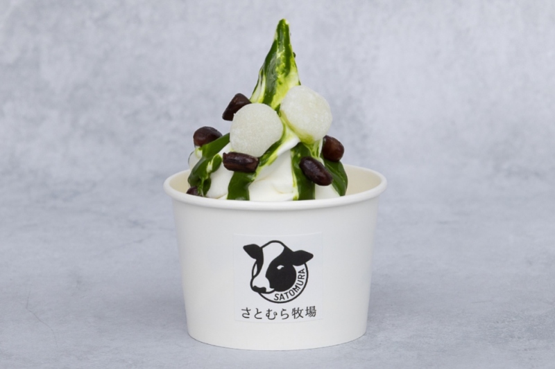 ソフトクリーム　抹茶