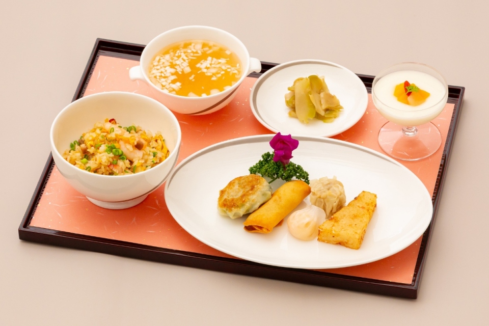 点心とチャーハンセット