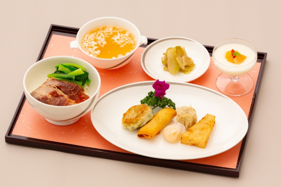 点心とチャーシュー丼セット