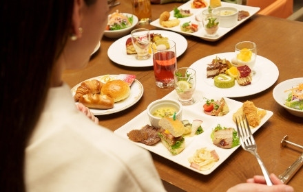 ディナーにてご飯
