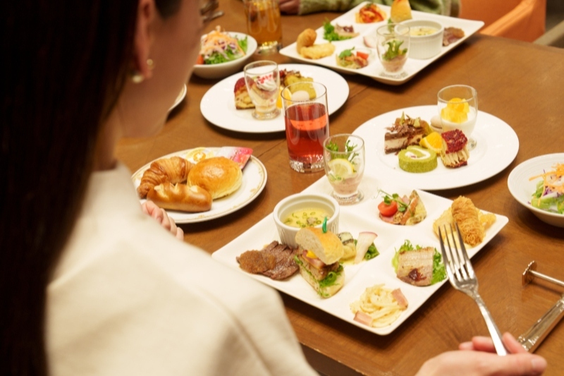 ディナーにてご飯