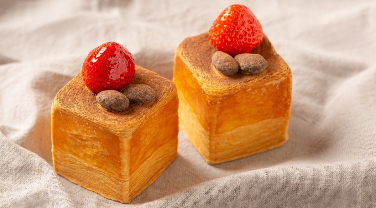 苺のキューブデニッシュ