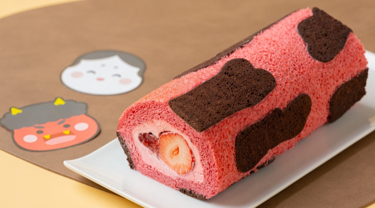 節分ロールケーキ「赤鬼」