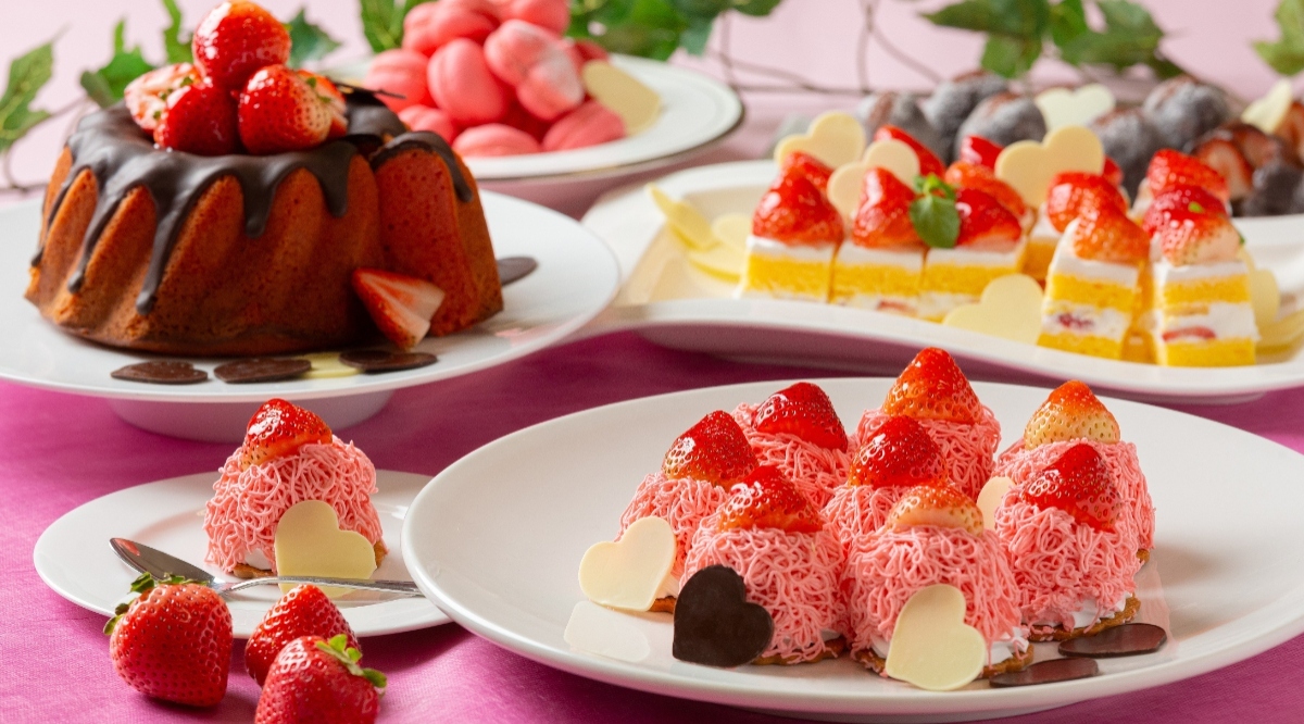 苺食べ放題＆バレンタインスイーツランチブッフェ